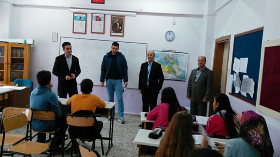 İl Milli Eğitim Müdürü Zülküf MEMİŞ Çan Şehit Engin Eker Ortaokulunda Açılan Destekleme ve Yetiştirme Kurslarını Ziyaret Etti