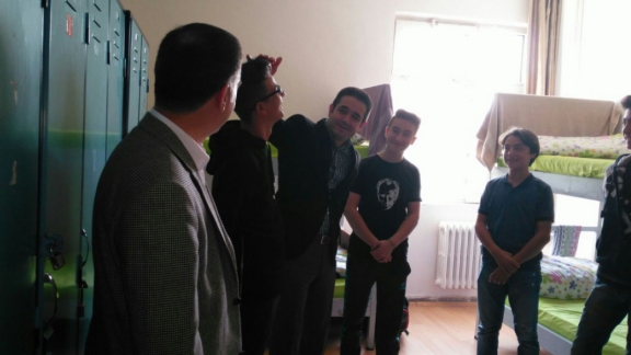 İl Milli Eğitim Müdürü Zülküf Memiş Çanakkale Anadolu Lisesi Pansiyonunu Ziyaret Etti