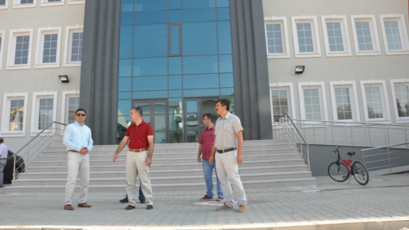 İl Millî Eğitim Müdürü Zülküf Memiş Atatürk İlkokulu ve Yeni Yapılan Atatürk Ortaokulunda İncelemede Bulundu